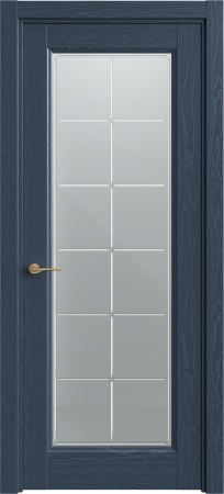 Межкомнатная дверь CLASSIC 51 Структурированная эмаль, (310) Темно-синий ясень, 600/700/800*2000 мм. «Sofia» в Ярославле